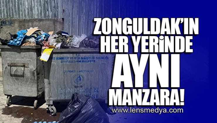 ZONGULDAK’IN HER YERİNDE AYNI MANZARA